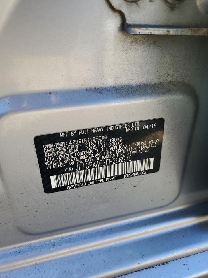 2015 Subaru Impreza Sport Limited - zdjęcie 12