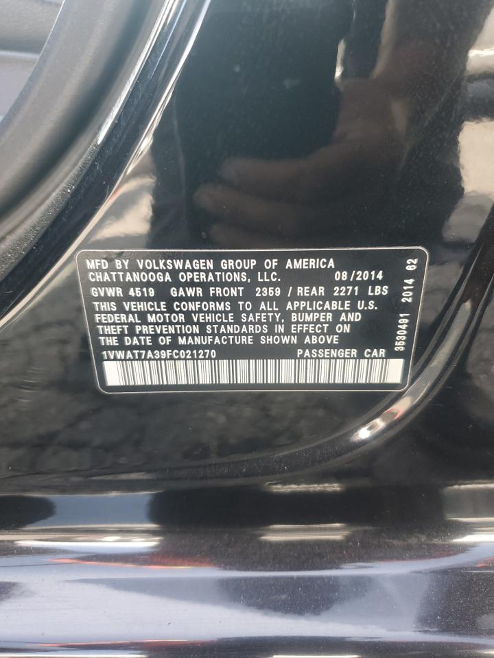 2015 Volkswagen Passat - zdjęcie 12