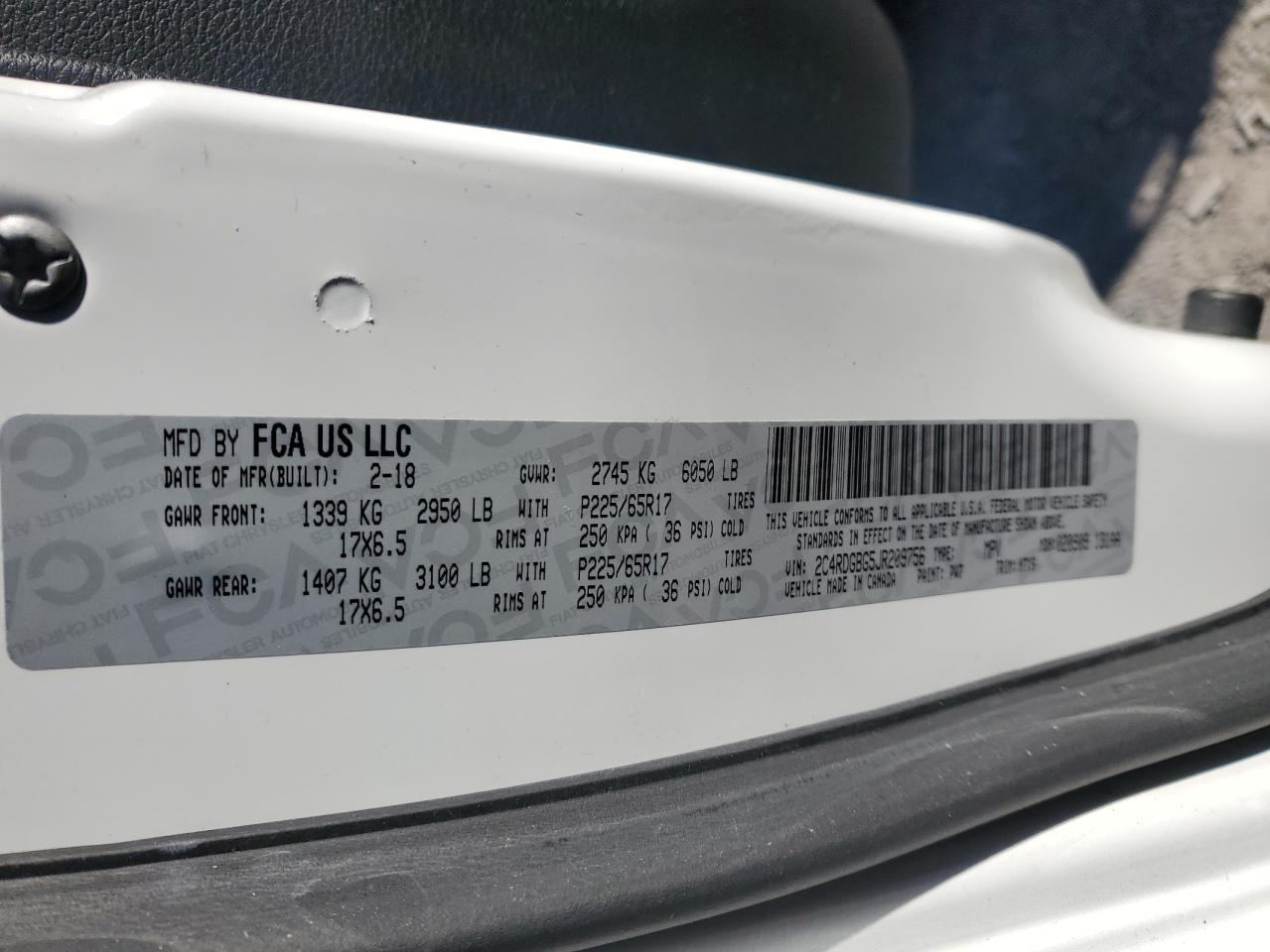 2018 Dodge Caravan - zdjęcie 13