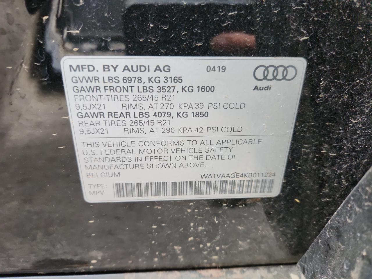 2019 Audi E-Tron Prestige - zdjęcie 13