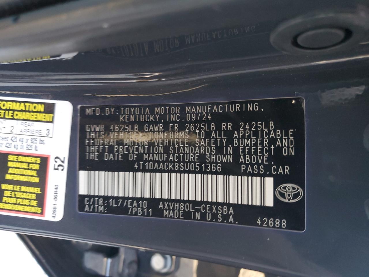 2025 Toyota Camry Xse - zdjęcie 13