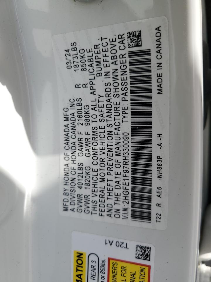 2024 Honda Civic - zdjęcie 12