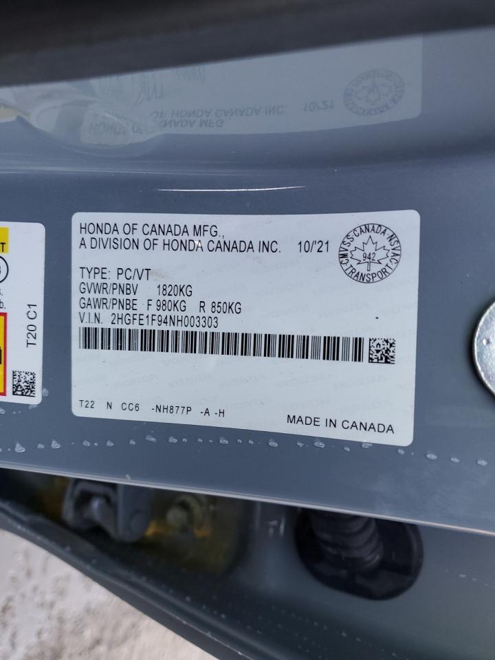 2022 Honda Civic - zdjęcie 12