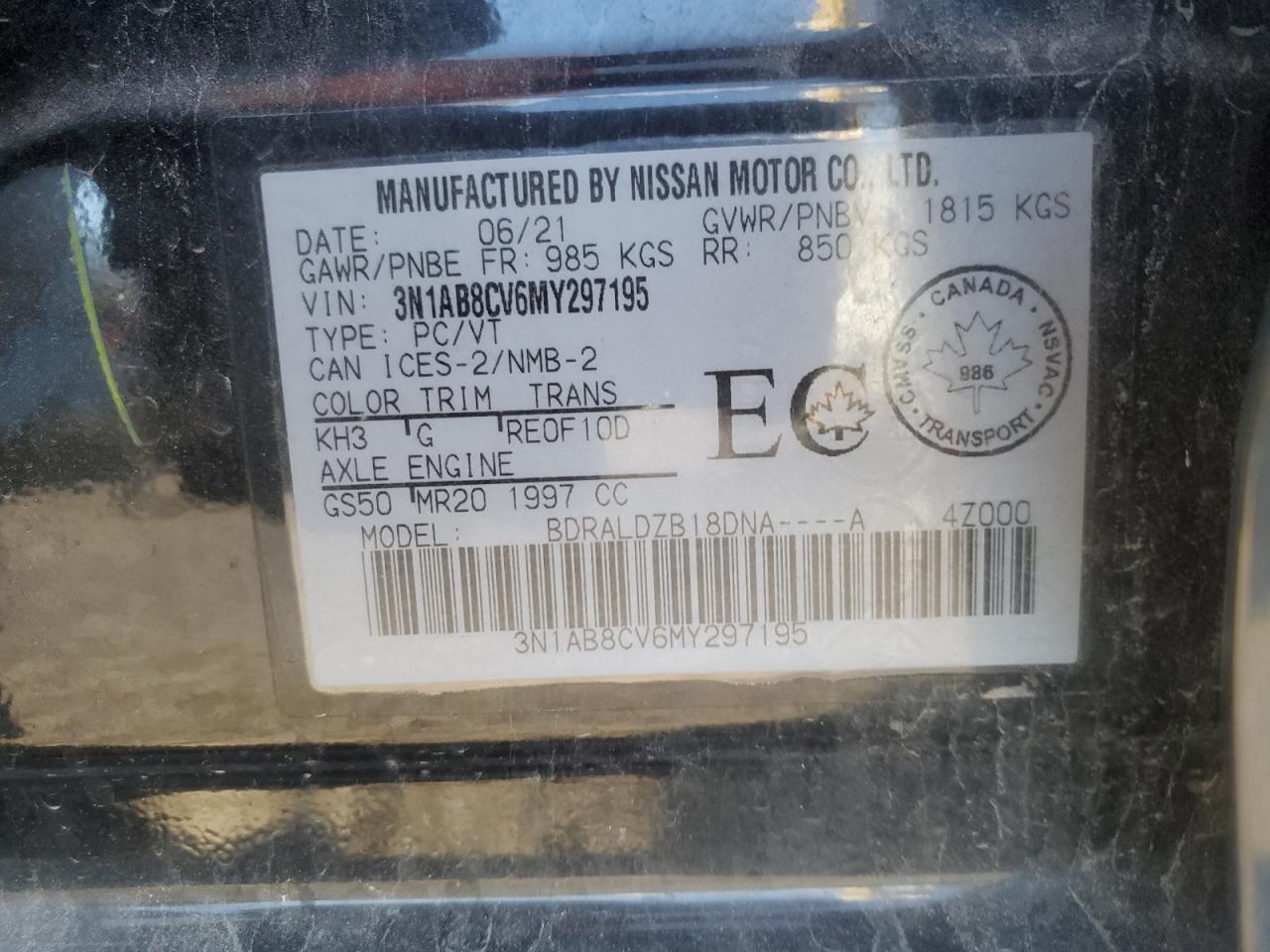 2021 Nissan Sentra Sv - zdjęcie 12