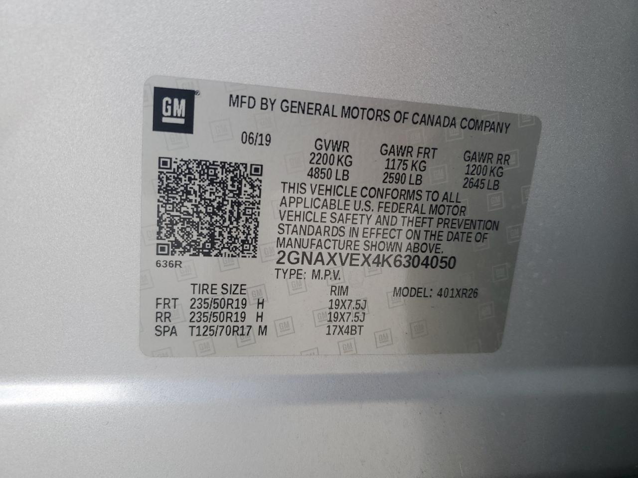 2019 Chevrolet Equinox Lt - zdjęcie 13