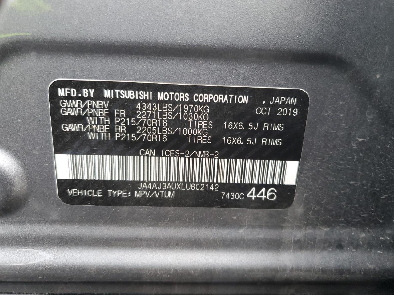 2020 Mitsubishi Rvr Es - zdjęcie 14