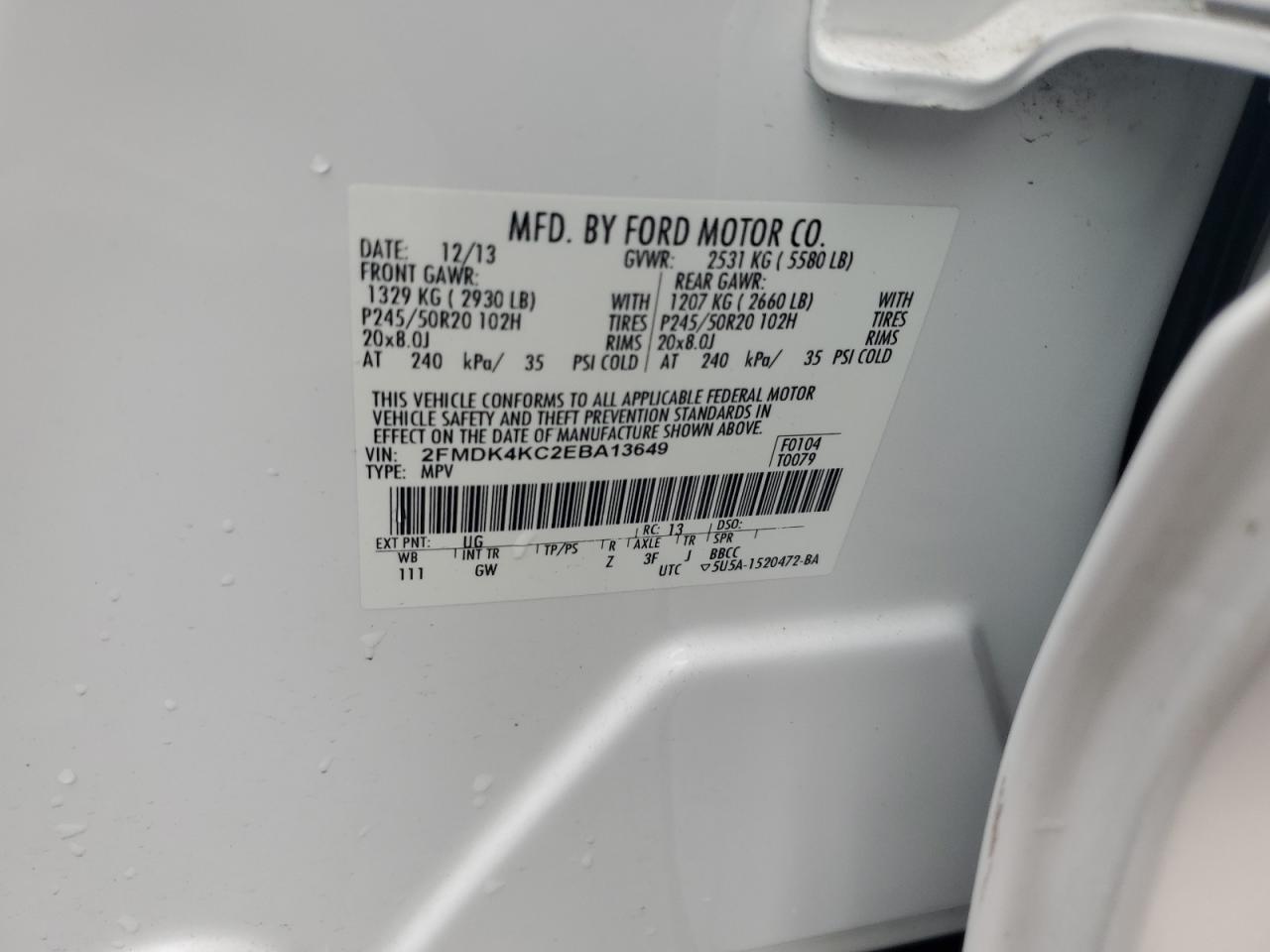 2014 Ford Edge - zdjęcie 13