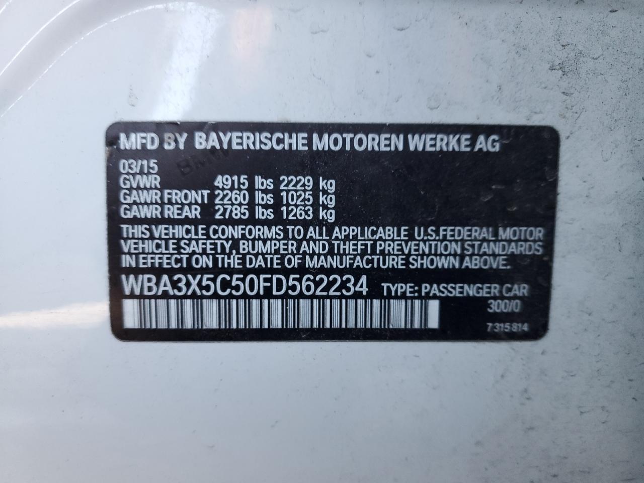 2015 BMW 328 Xigt - zdjęcie 12