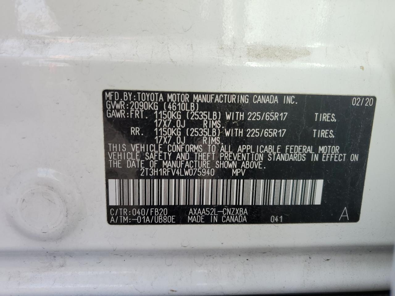 2020 Toyota RAV 4 - zdjęcie 14