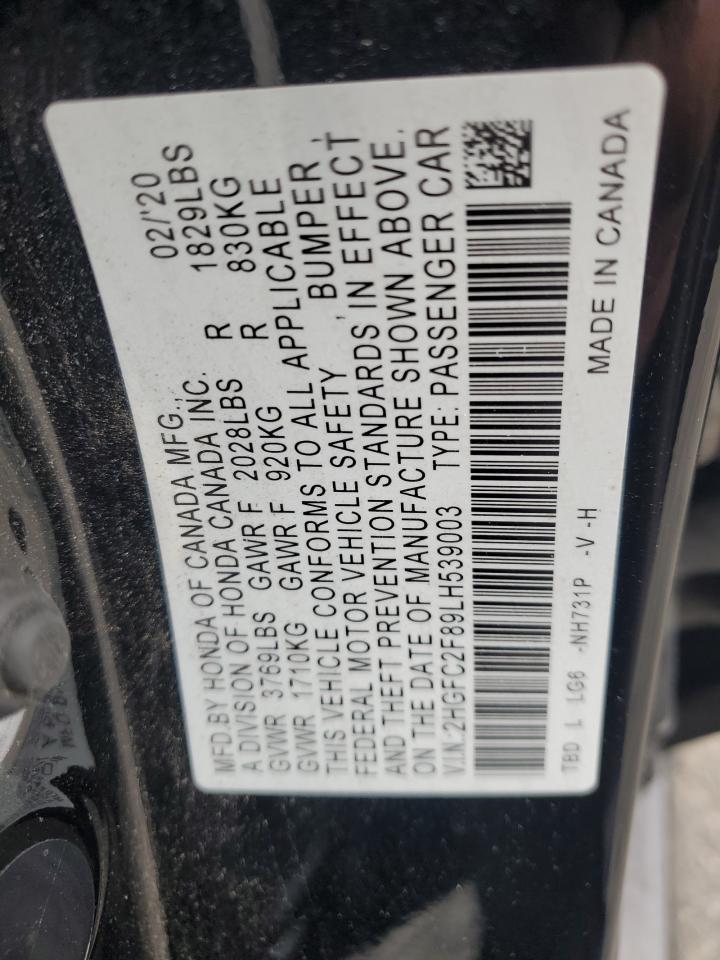 2020 Honda Civic - zdjęcie 12