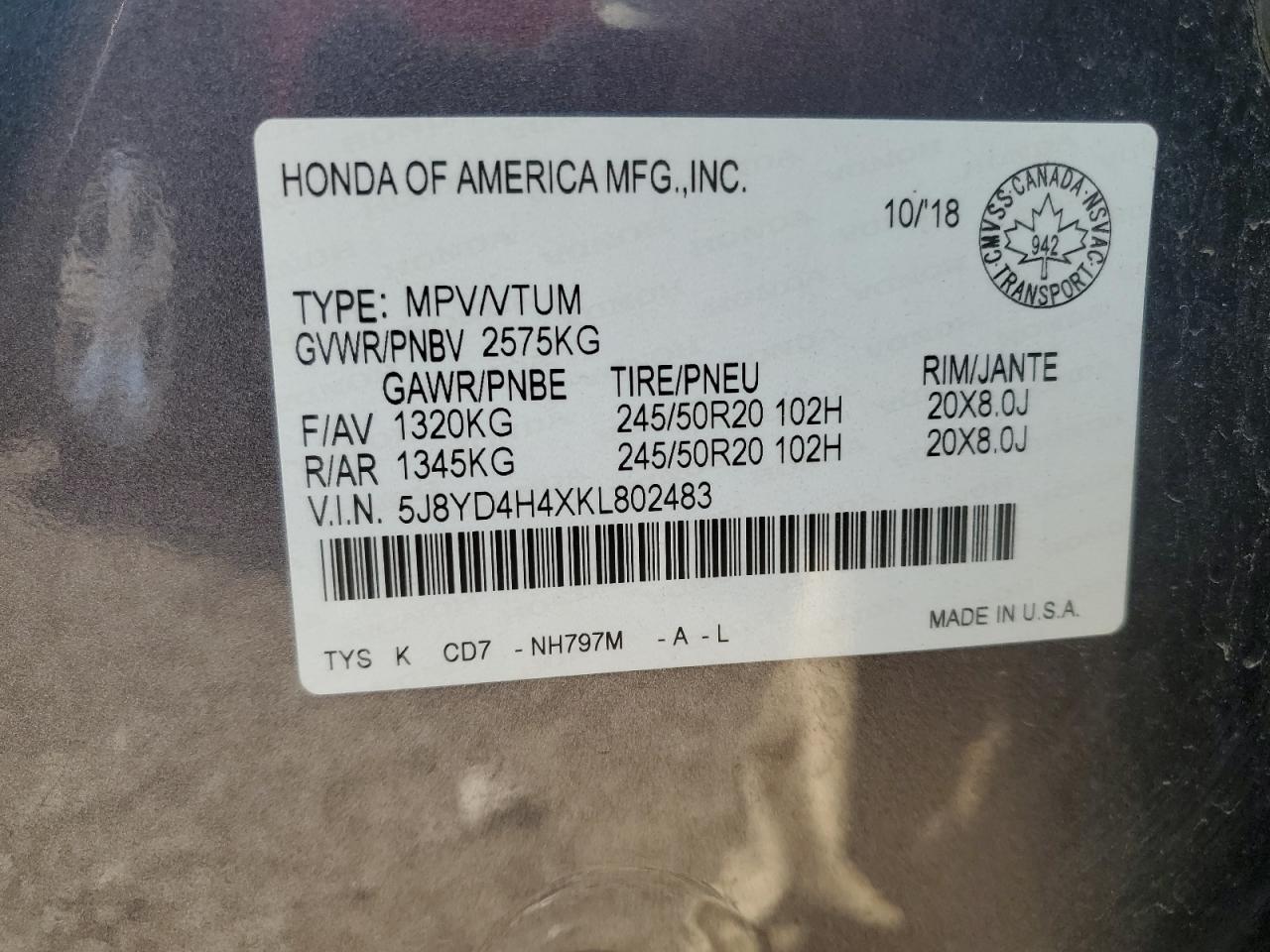 2019 Acura Mdx Technology - zdjęcie 13