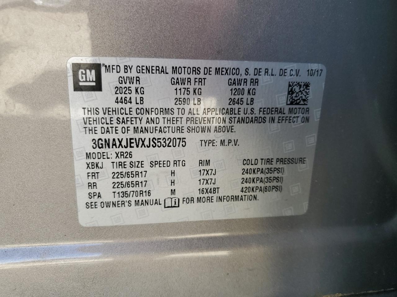 2018 Chevrolet Equinox Lt - zdjęcie 13