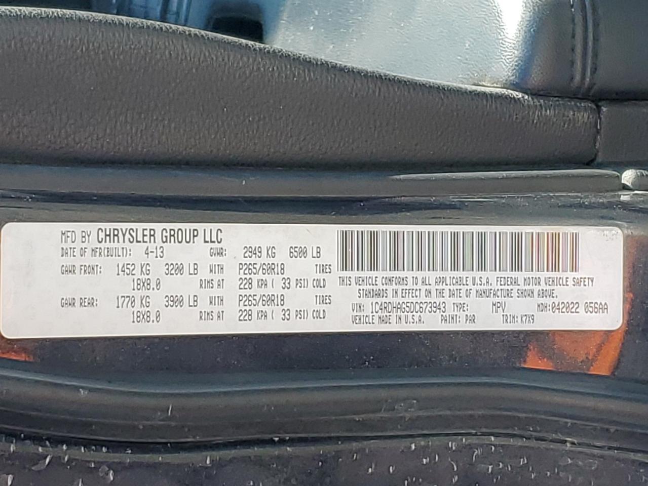 2013 Dodge Durango Sxt - zdjęcie 13