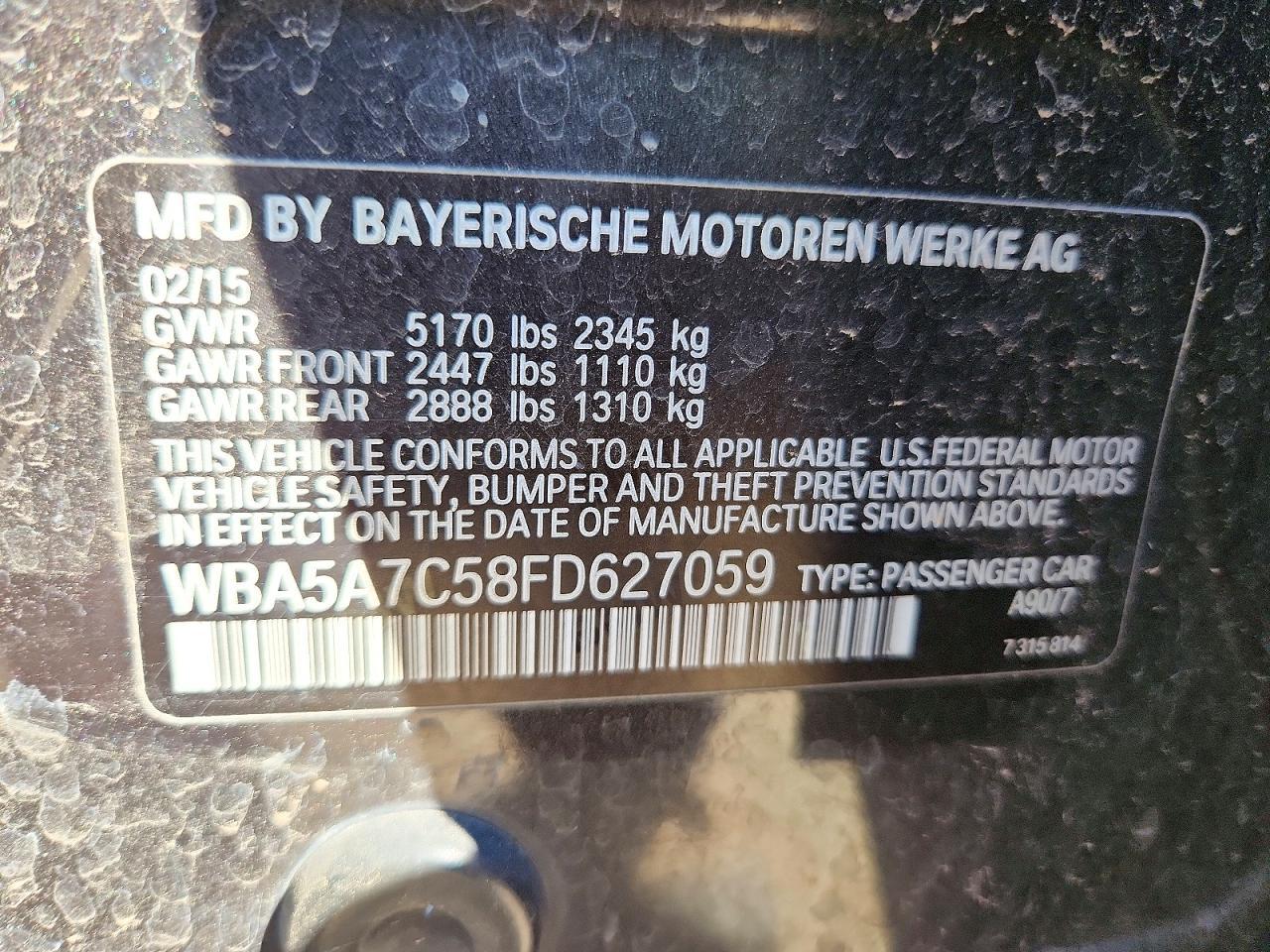 2015 BMW Seria 5 528i - zdjęcie 12