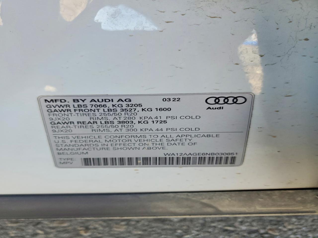 2022 Audi E-Tron Sportback Premium Plus - zdjęcie 12