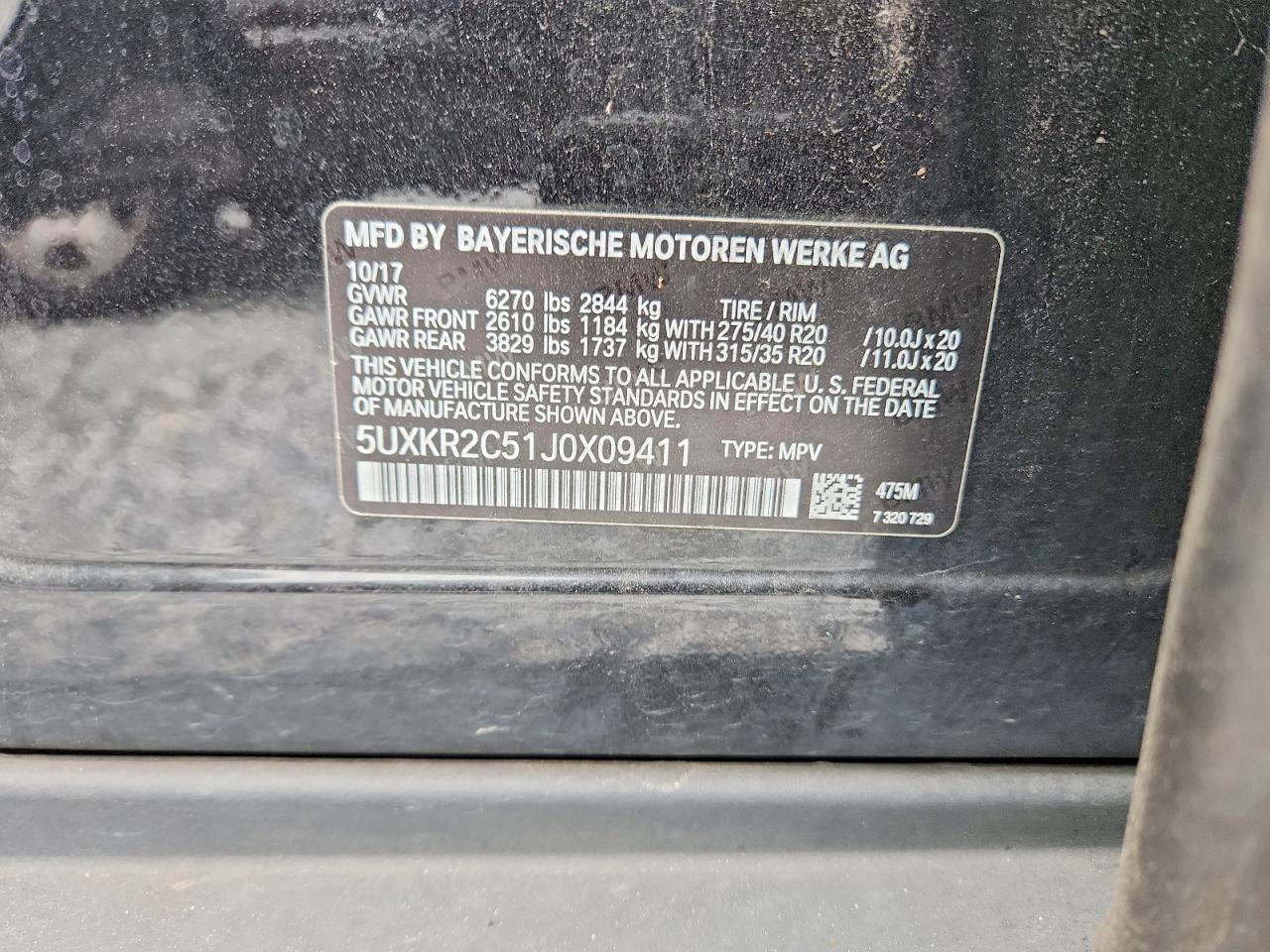 2018 BMW X5 Sdrive35I - zdjęcie 13