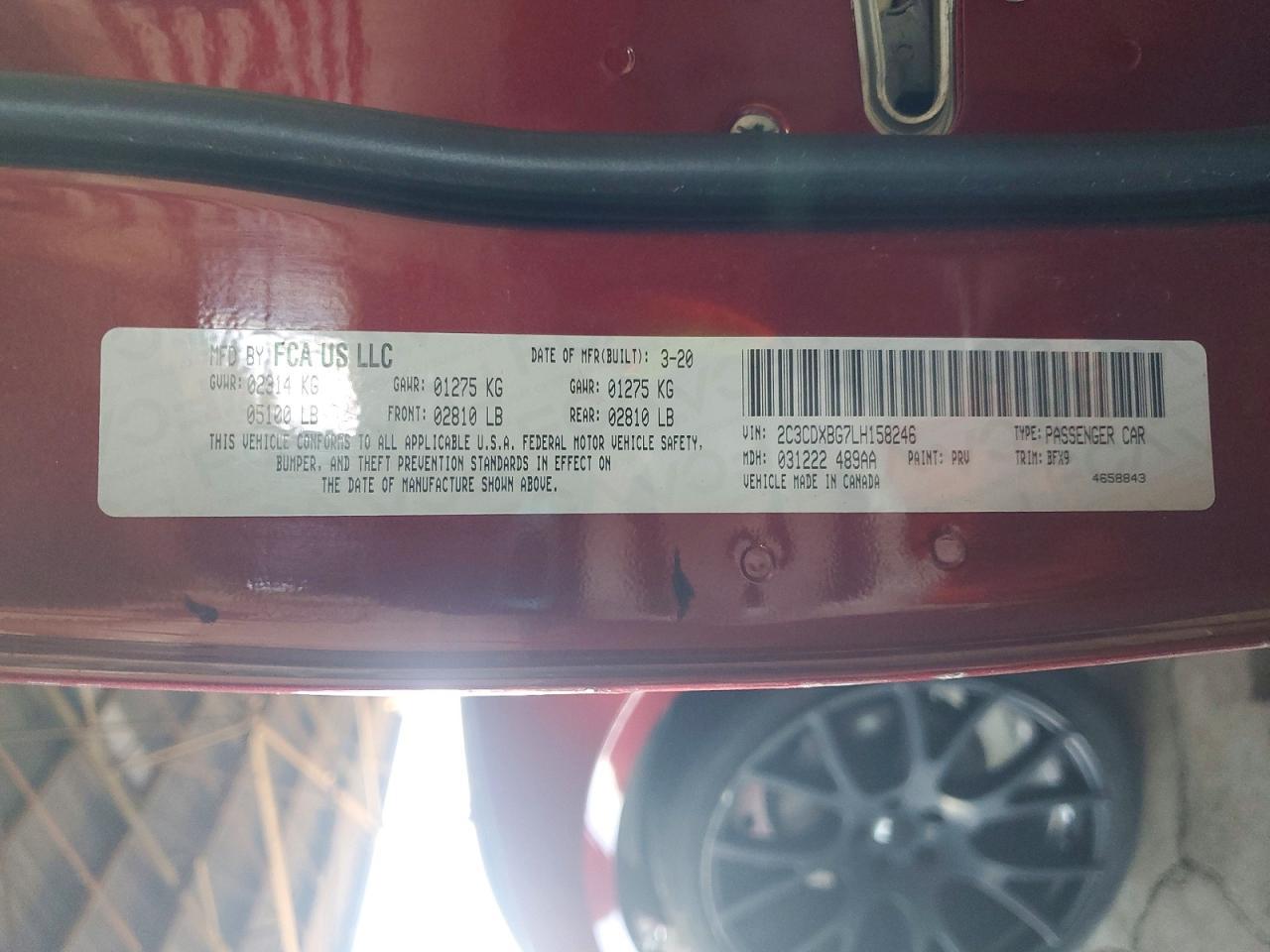 2020 Dodge Charger Sxt Rwd - zdjęcie 12