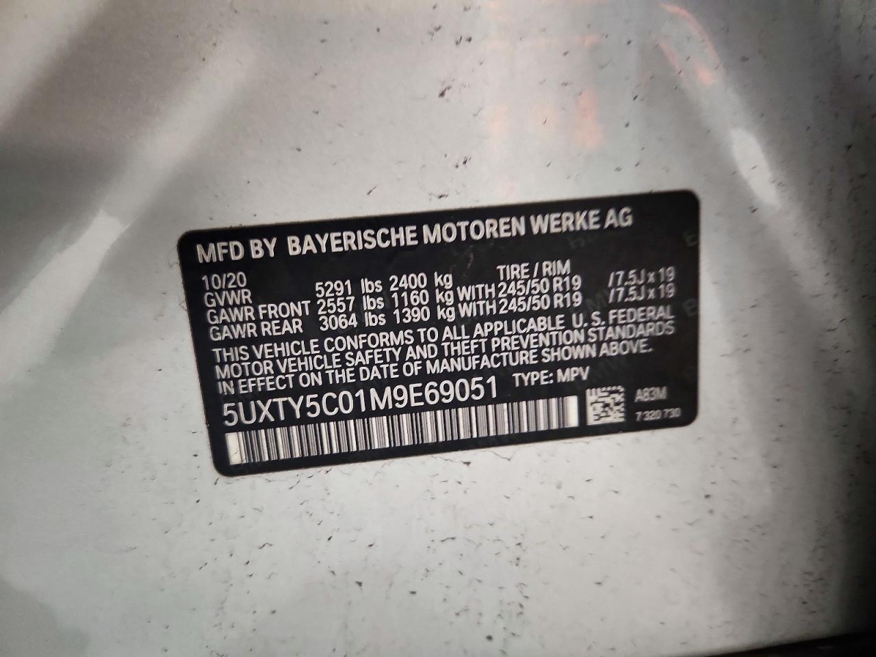 2021 BMW X3 xDrive30I - zdjęcie 14
