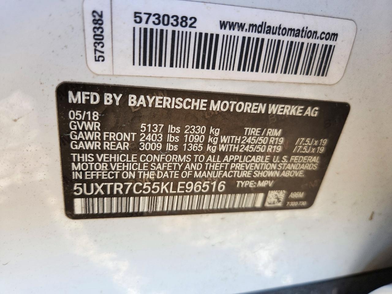 2019 BMW X3 Sdrive30I - zdjęcie 14