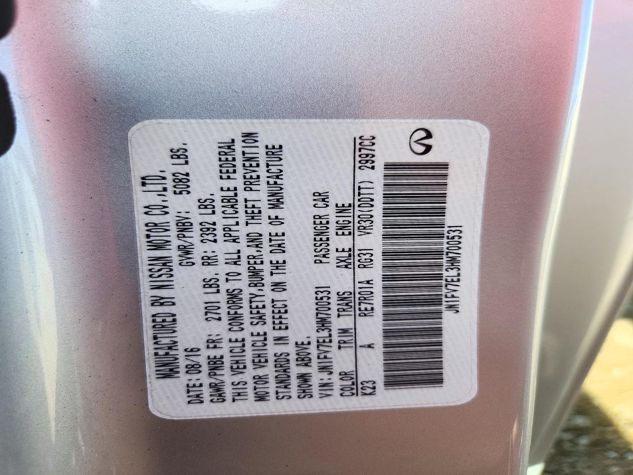 2017 Infiniti Q60 Red Sport 400 - zdjęcie 13