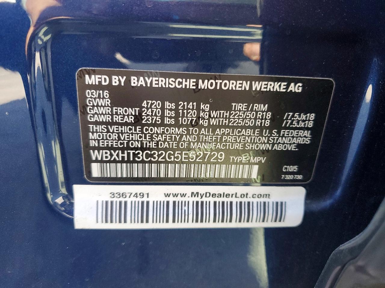 2016 BMW X1 xDrive28I - zdjęcie 12