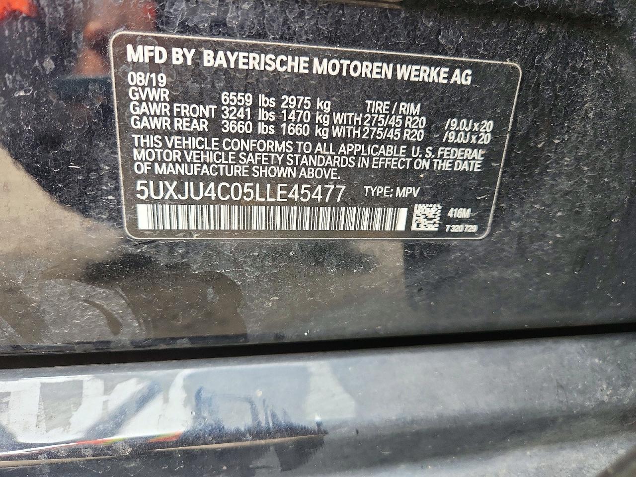 2020 BMW X5 M50I - zdjęcie 12