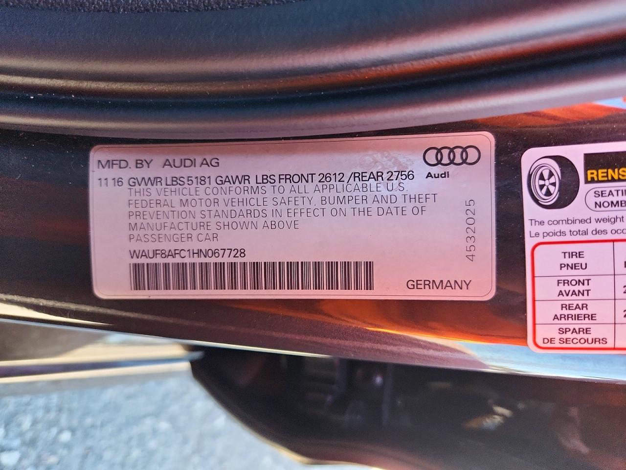 2017 Audi A6 Premium - zdjęcie 12