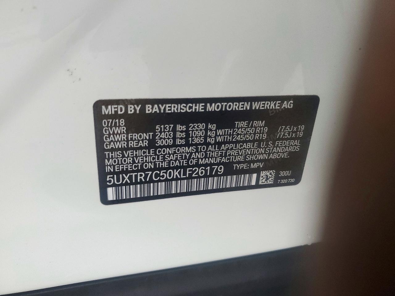 2019 BMW X3 Sdrive30I - zdjęcie 14