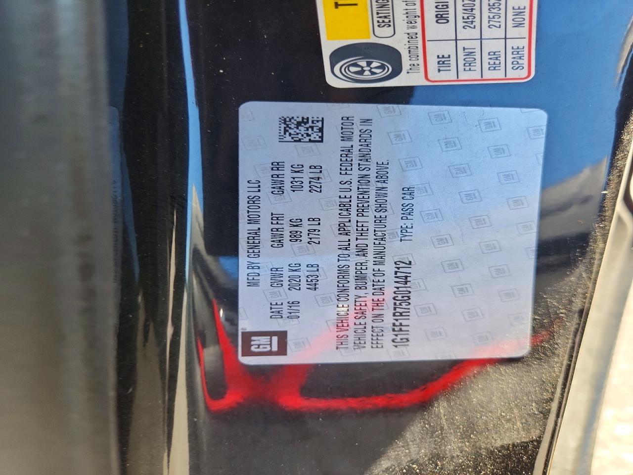 2016 Chevrolet Camaro Ss - zdjęcie 12