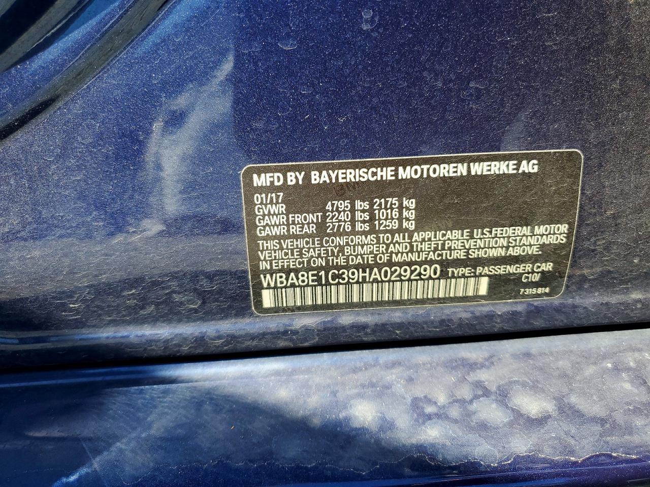 2017 BMW 330E - zdjęcie 12