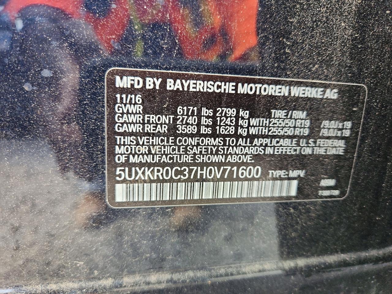 2017 BMW X5 xDrive35I - zdjęcie 13