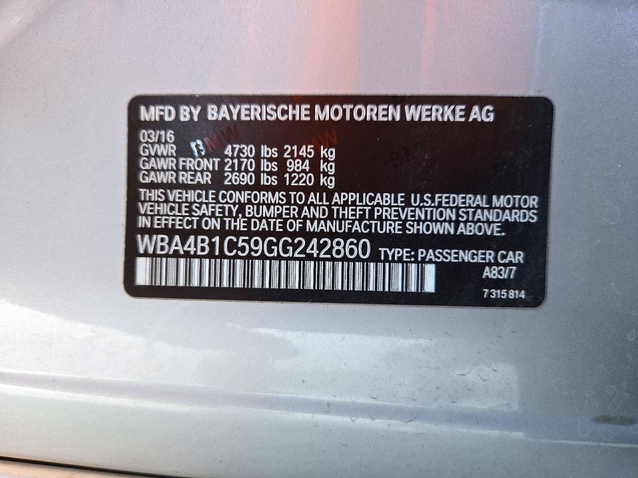 2016 BMW 435 I Gran Coupe - zdjęcie 12