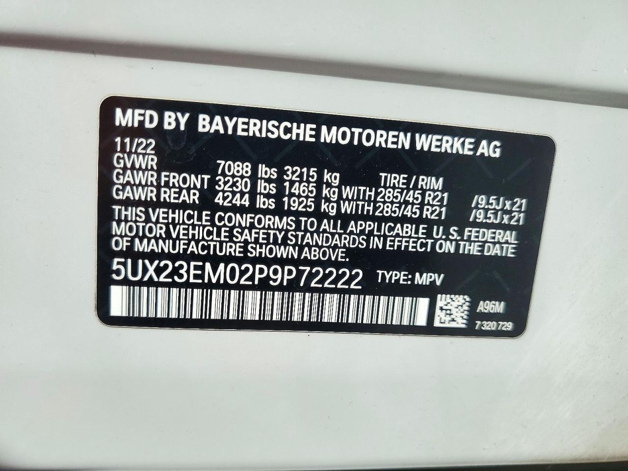2023 BMW X7 xDrive40I - zdjęcie 13