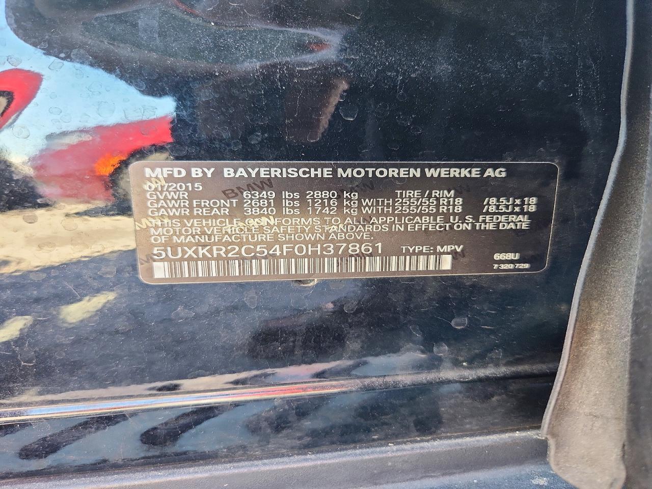 2015 BMW X5 Sdrive35I - zdjęcie 12