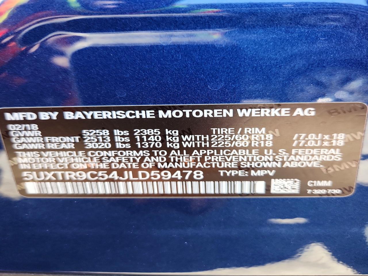 2018 BMW X3 xDrive30I - zdjęcie 12