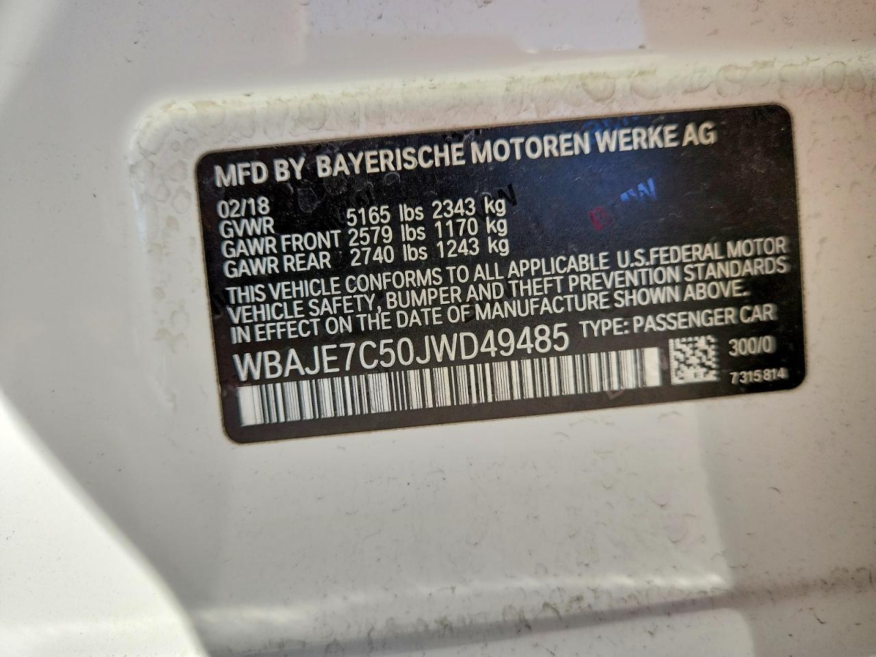 2018 BMW Seria 5 540i - zdjęcie 13