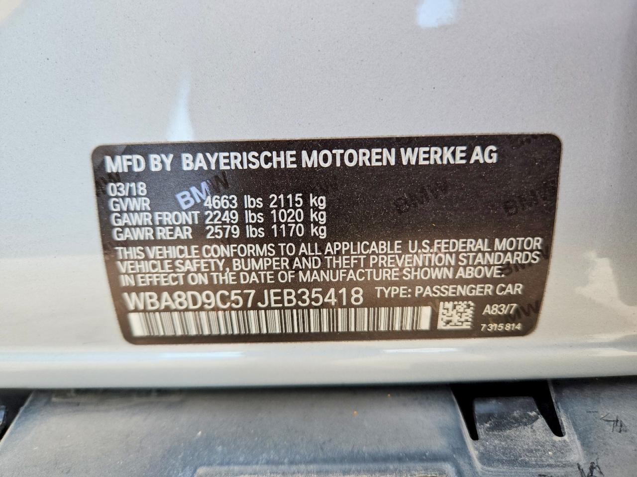 2018 BMW 3 Series - zdjęcie 12