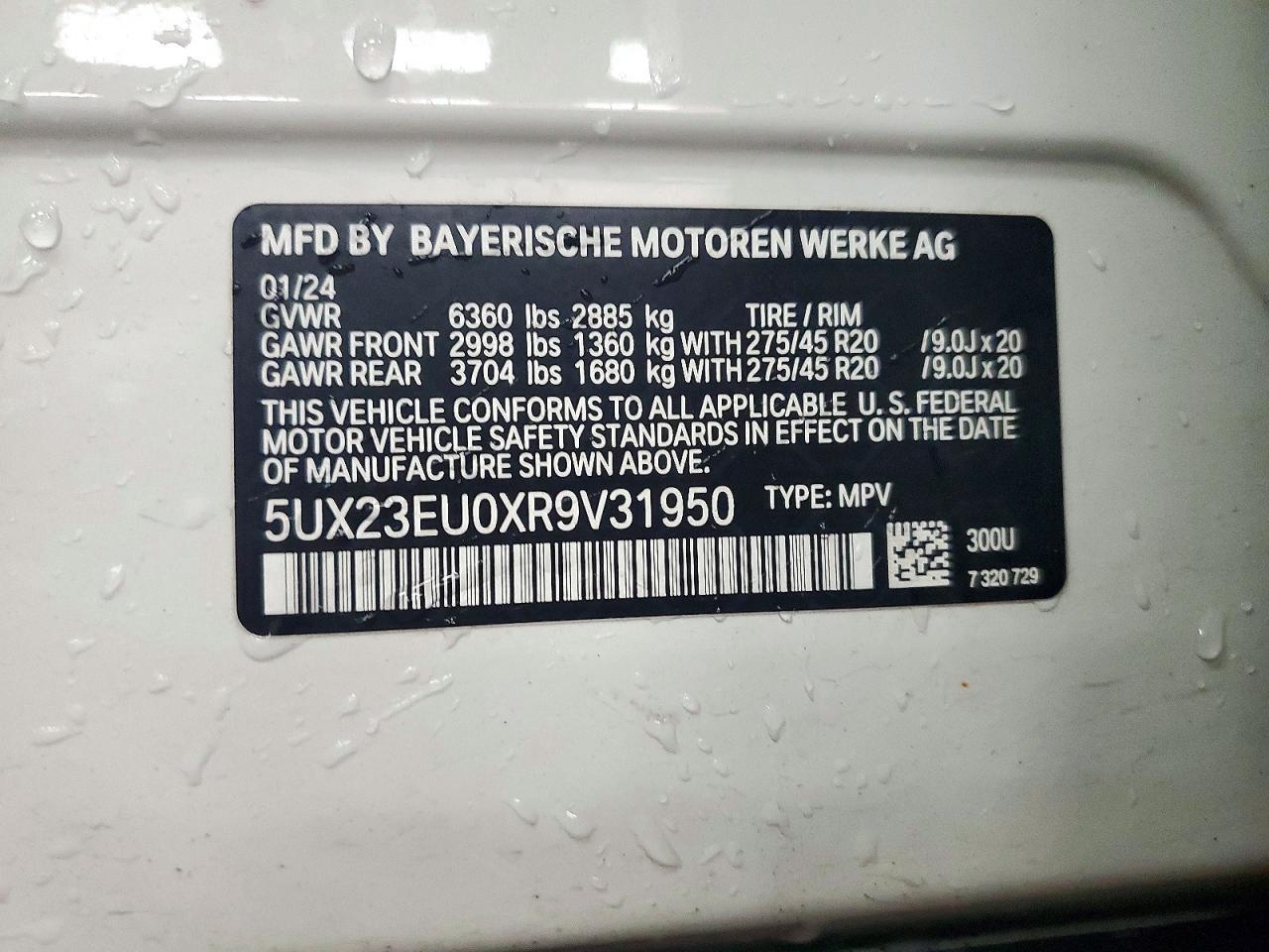 2024 BMW X5 xDrive40I - zdjęcie 13