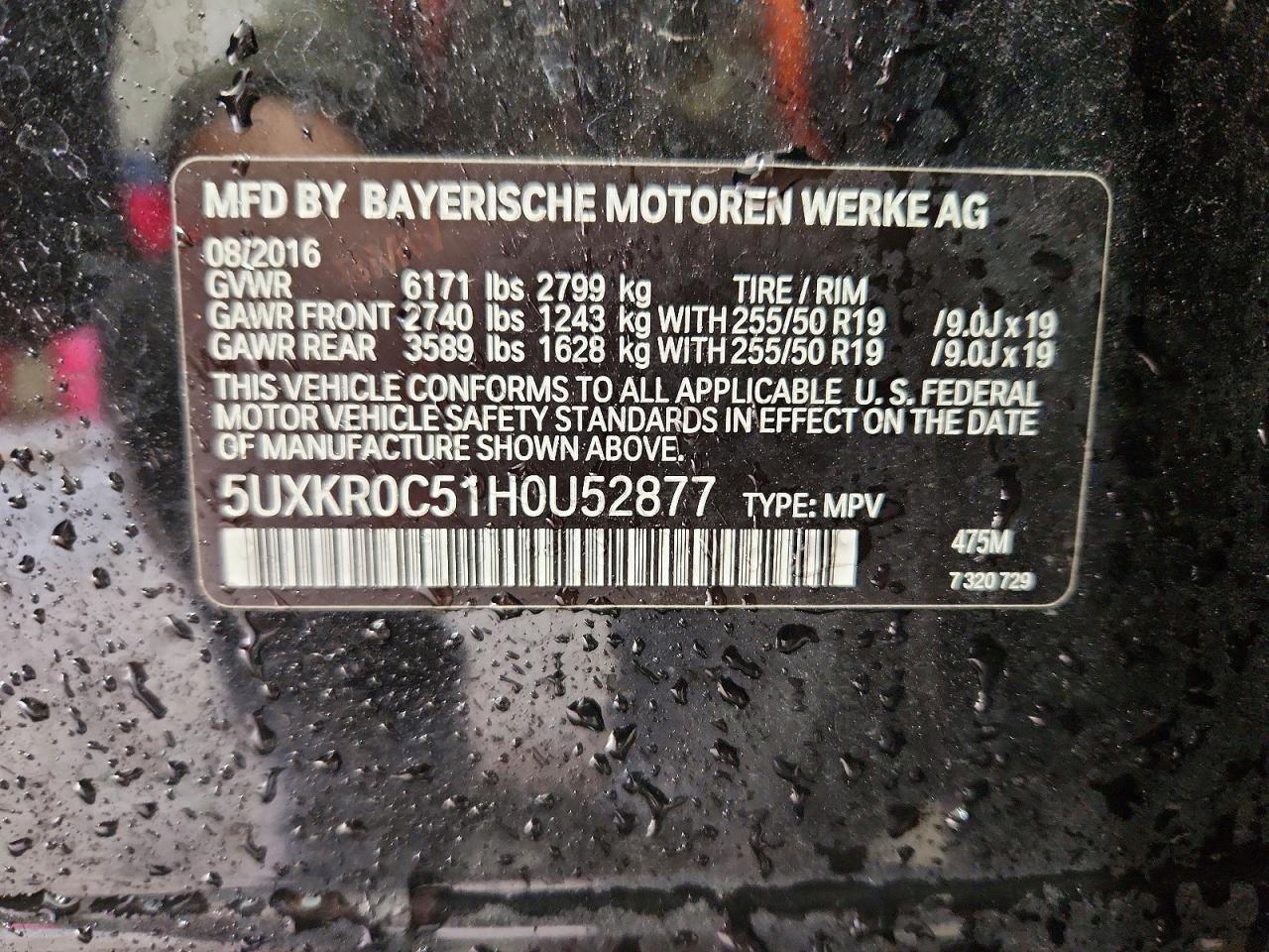 2017 BMW X5 xDrive35I - zdjęcie 14
