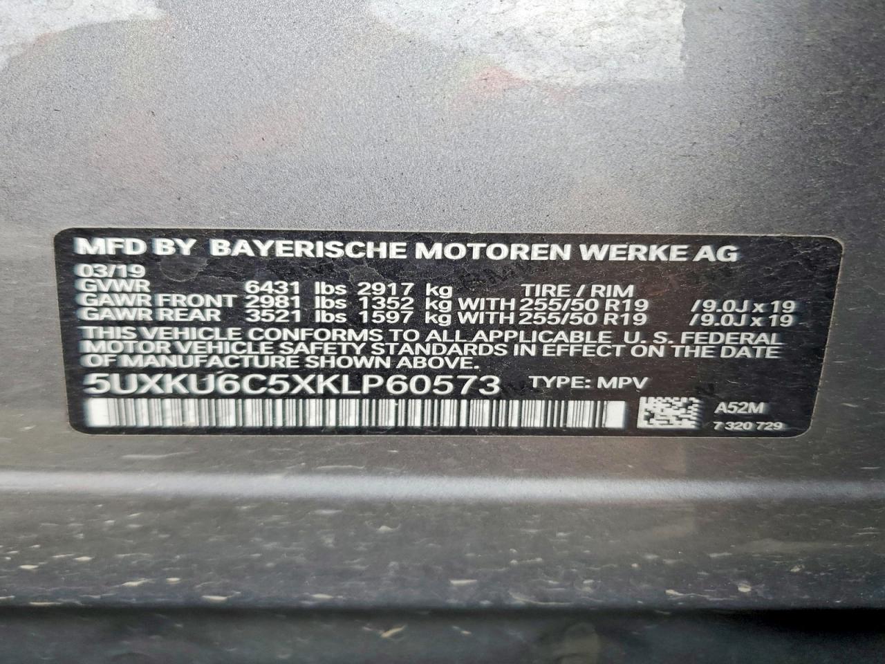 2019 BMW X6 xDrive50I - zdjęcie 13