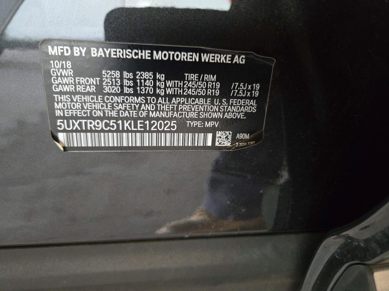 2019 BMW X3 xDrive30I - zdjęcie 13