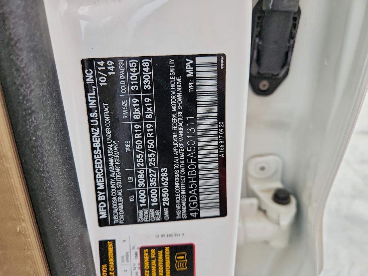 2015 Mercedes-Benz Ml 350 4Matic - zdjęcie 14