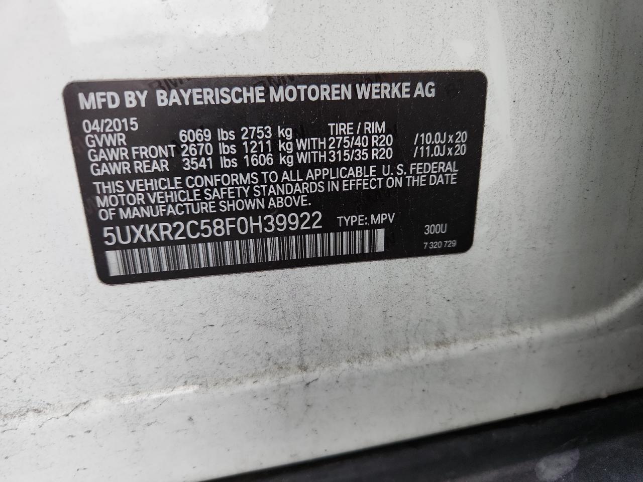 2015 BMW X5 Sdrive35I - zdjęcie 13
