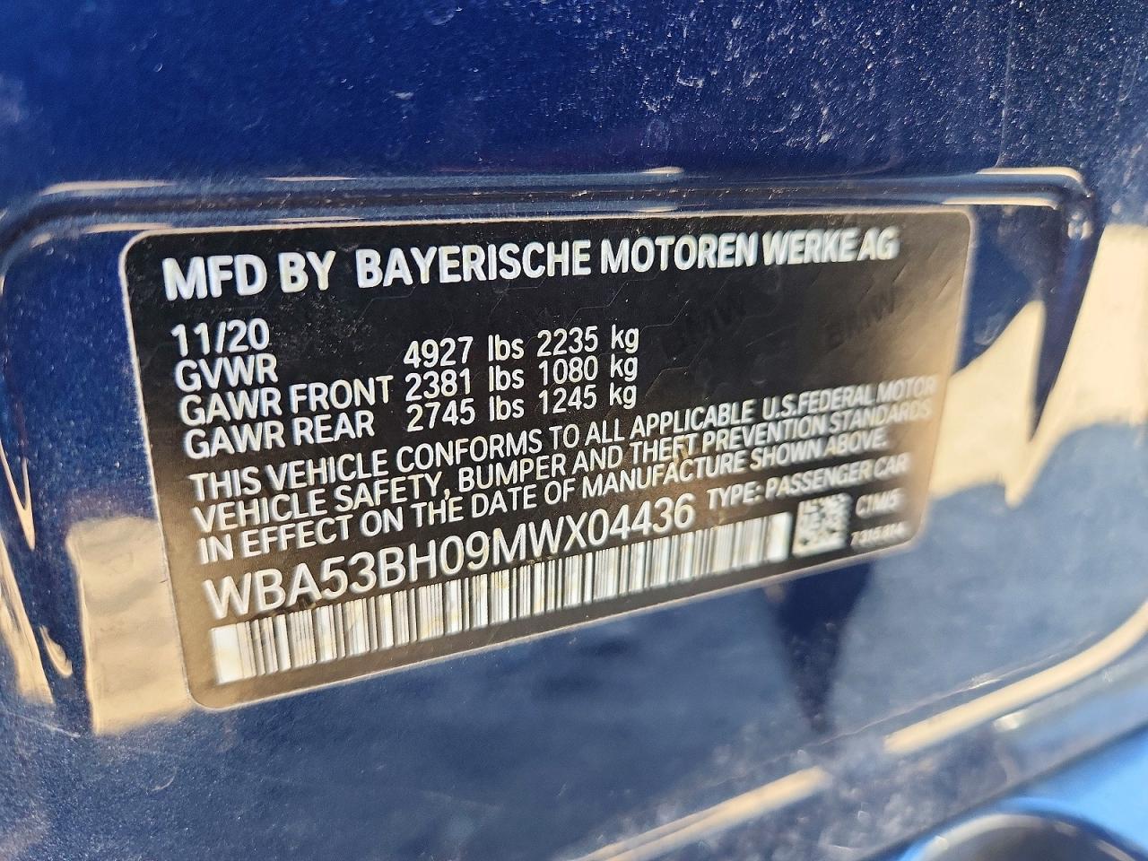 2021 BMW 530 I - zdjęcie 12
