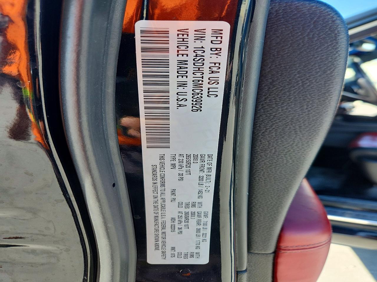 2021 Dodge Durango R/T - zdjęcie 14