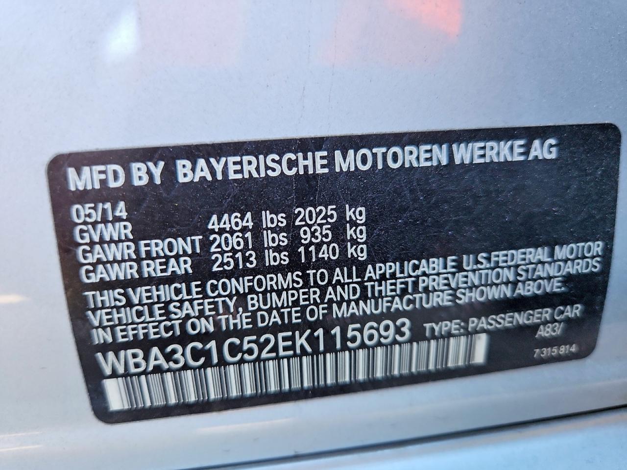 2014 BMW 328 I Sulev - zdjęcie 13