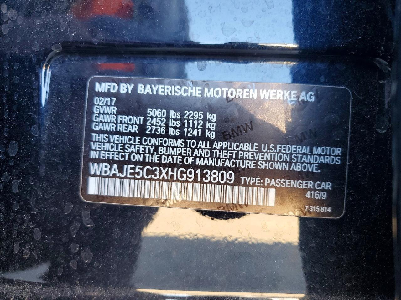 2017 BMW 540 I - zdjęcie 13