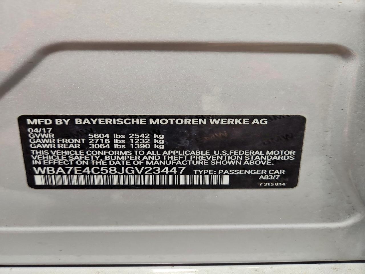 2018 BMW Seria 7 740i - zdjęcie 12