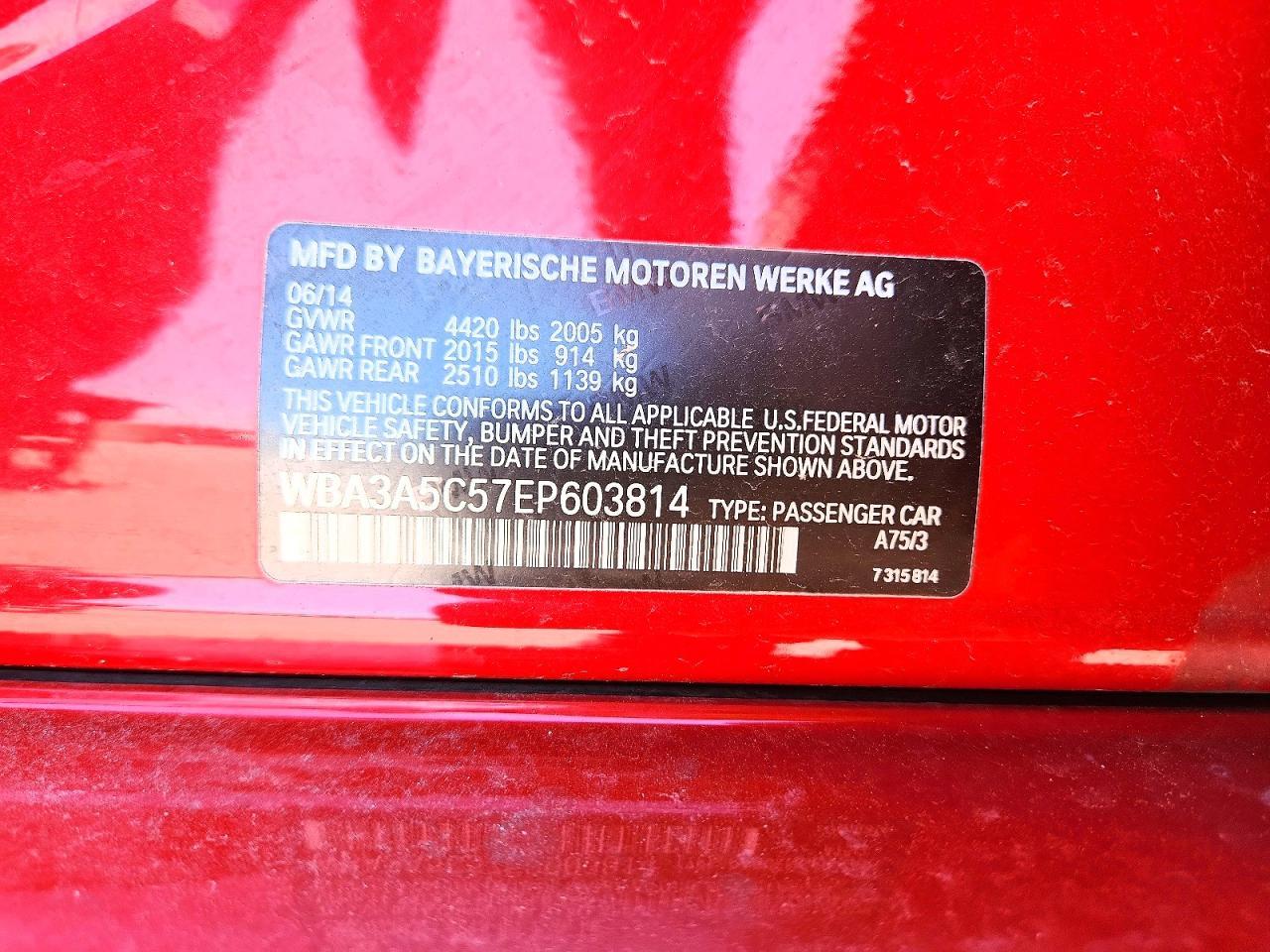 2014 BMW 328 I - zdjęcie 12