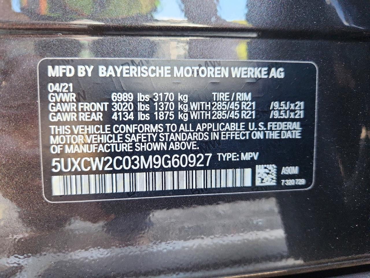 2021 BMW X7 xDrive40I - zdjęcie 14